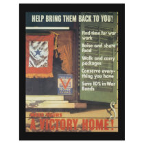 A Victory Home World War 2 Flyer