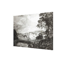 A View of Bethlem the Great Moravian canvas prints