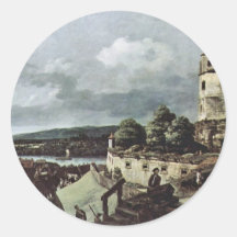A View Of Pirna Pirna From The Fortress Sunstone Sticker