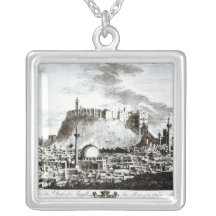 A view of the city and castle of Aleppo, Syria Custom Jewelry