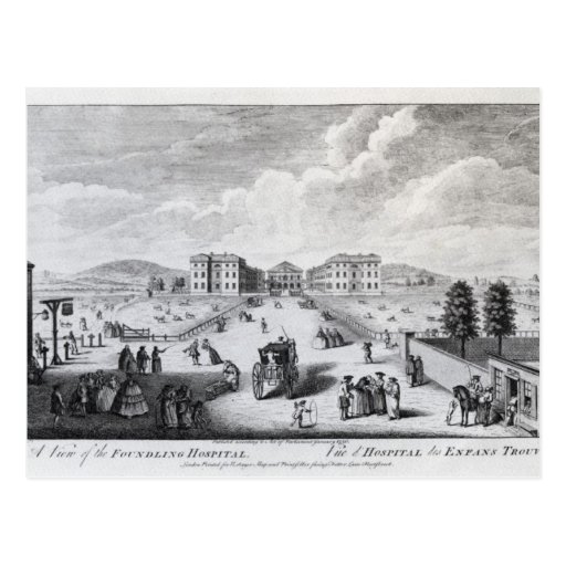 A View of the Foundling Hospital Post Card