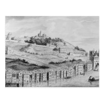 A view of the port of the city of Lyons Postcard