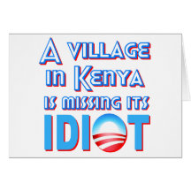 A Village in Kenya is Missing its Idiot Obama Card