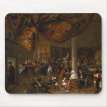 A Village Wedding Feast with Revellers Mouse Pads