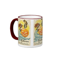 A Vintage Holiday *Happy Halloween* Coffee Mug