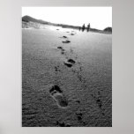 A walk on the beach poster