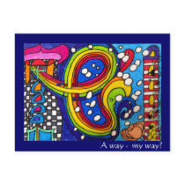 A way, my way? Postcard