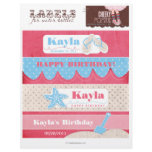 A Whale of a Birthday Water Bottle Labels letterhead