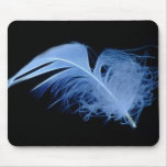 A whisper of a feather mouse pad