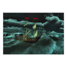 A Wild and Stormy Sea Photo Print
