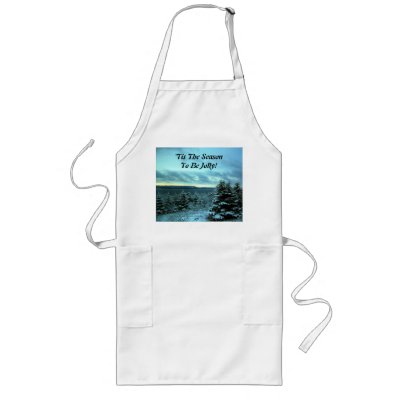A Winter's Dream Apron by CreatureCreations