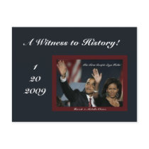 A Witness to History Postcard