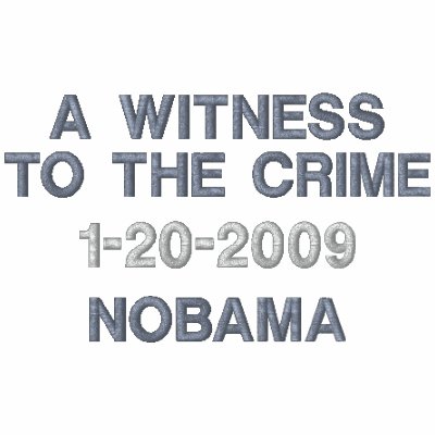 A WITNESS TO THE CRIME EMBROIDERED POLO SHIRT by DarknessFallz