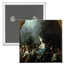 A Woman Damned by The Inquisition Buttons