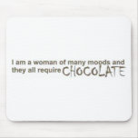 A Woman of Many Moods Mouse Mats