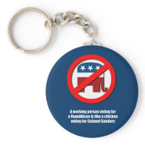 A working person voting for a Republican is like a Keychain