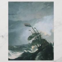A World Famous Painting of A Stormy Sea Flyers