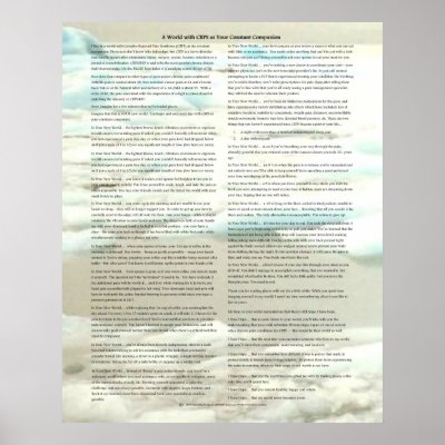 A World With CRPS As Your Constant Companion Print by World_Of_Fire_N_Ice