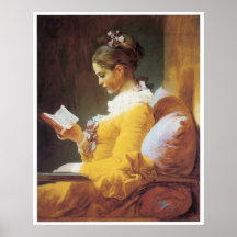 A Young Girl Reading, 1776 Jean-Honore Fragonard Posters