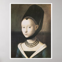 A Young Lady, 1470 Poster