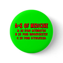 A-Z of Dyslexia Pinback Button
