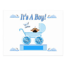 AA BabyBuggy-Boy Post Cards