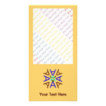 Aa Medallion Earth Customized Photo Card