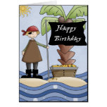 Aaargh Matey Birthday Greeting Card