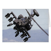 Aapache Attack Helicopter Card