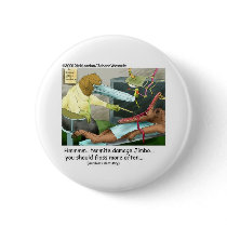 Aardvark Dentistry Funny Gifts & Collectibles Button