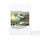 Aardvark Dentistry Funny Gifts & Collectibles Cards
