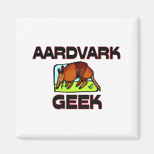 Aardvark Geek Refrigerator Magnets