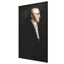 AARON BURR Portrait by John Vanderlyn Canvas Print