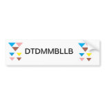 AB DL Lil Bumper Sticker bumper stickers
