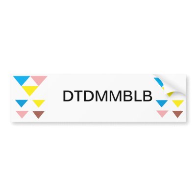 AB DL Lil Bumper Sticker 2 by bigbAByGentleman
