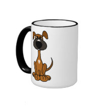 AB- Funny Puppy Dog Cartoon Mug