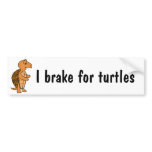 AB- I brake for turtles bumper sticker bumper stickers