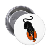 AB- Panther on a Football Art Design Pins