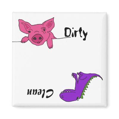 AB- Pig and Dragon Dishwasher Magnet by inspirationrocks