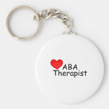 ABA Therapist (Heart) Key Chain