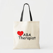 ABA Therapist (Hrt) Canvas Bag