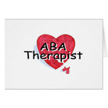 ABA Therapist (Hrt Puzzle) Cards