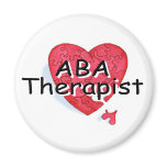 ABA Therapist (Hrt Puzzle) Refrigerator Magnets