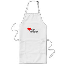 ABA Therapist (S Heart) Aprons