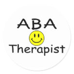 ABA Therapist (Smiley) stickers
