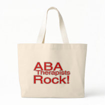 ABA Therapists Rock (Red) Tote Bag