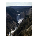 Abaissez les automnes, parc national de Yosemite Carte Postale