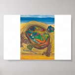 Abalone shell print