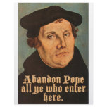 Abandon Pope All Ye Who Enter Here Letterhead Template