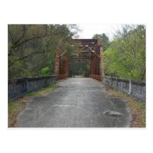 Abandoned Bridge at Suwannee Springs Postcard